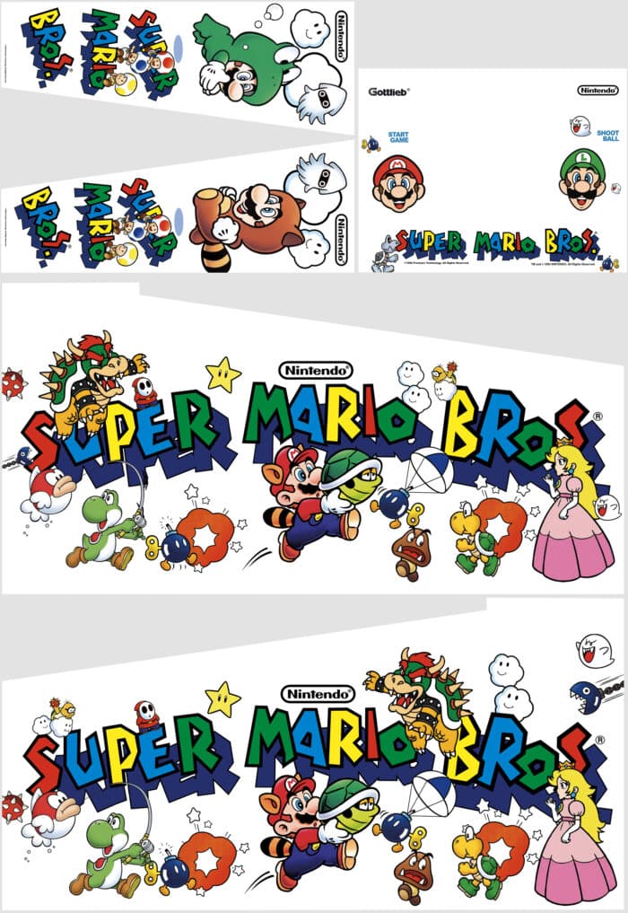 Decal Super Mario Bross alternatif