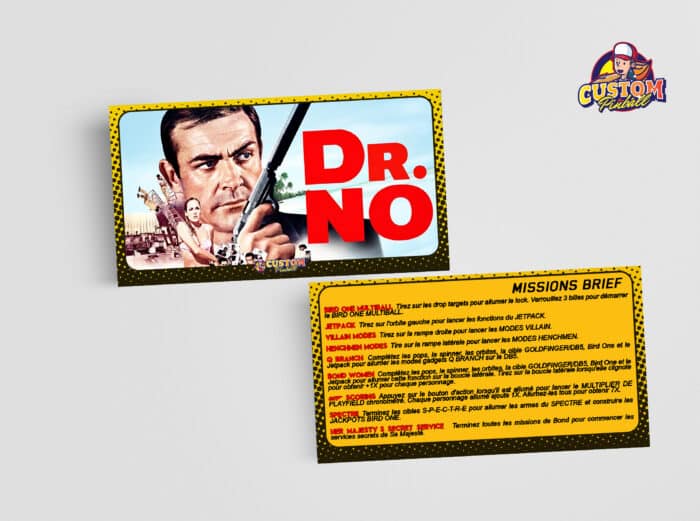 Rules card James Bond 007 Pro