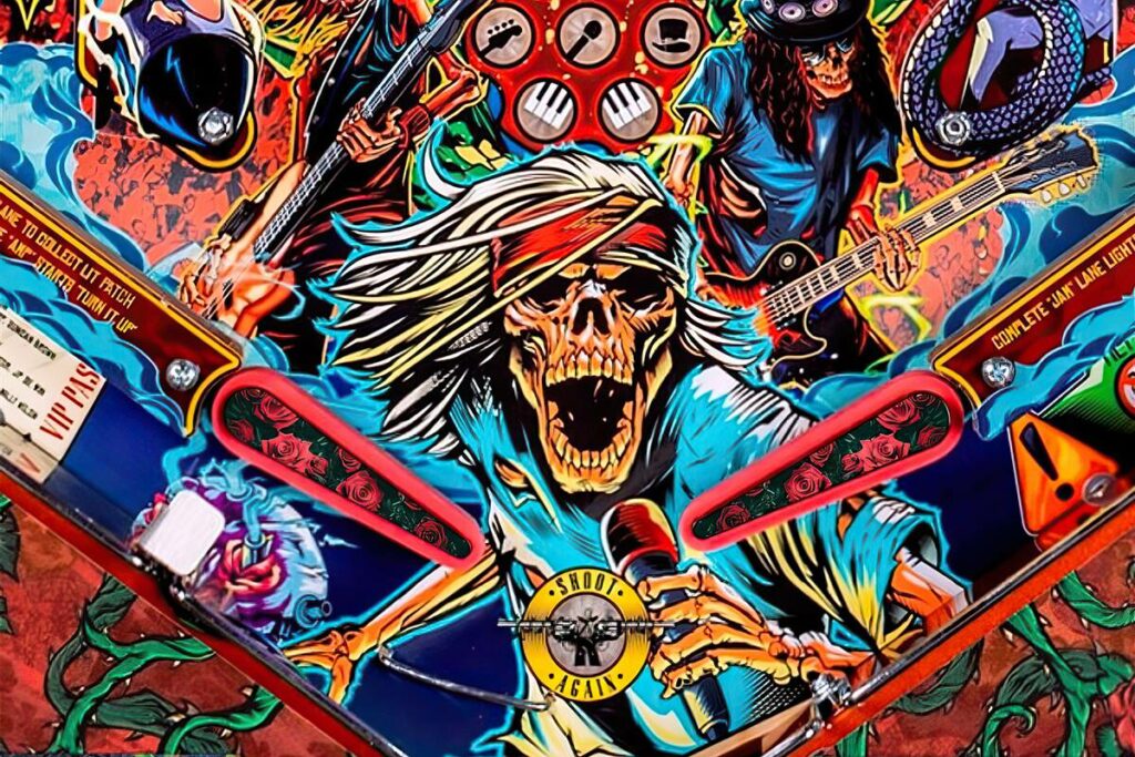 Stickers finger Guns’N Roses - Custom Pinball